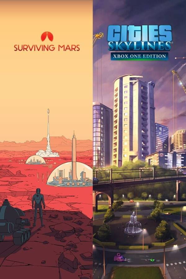Cities: Skylines + Surviving Mars cover