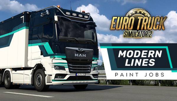 Euro Truck Simulator 2: Modern Lines Paint Jobs Pack cover