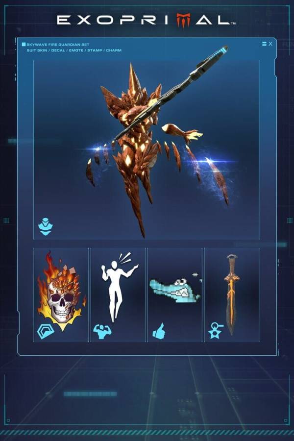 Exoprimal: Skywave Fire Guardian Set cover