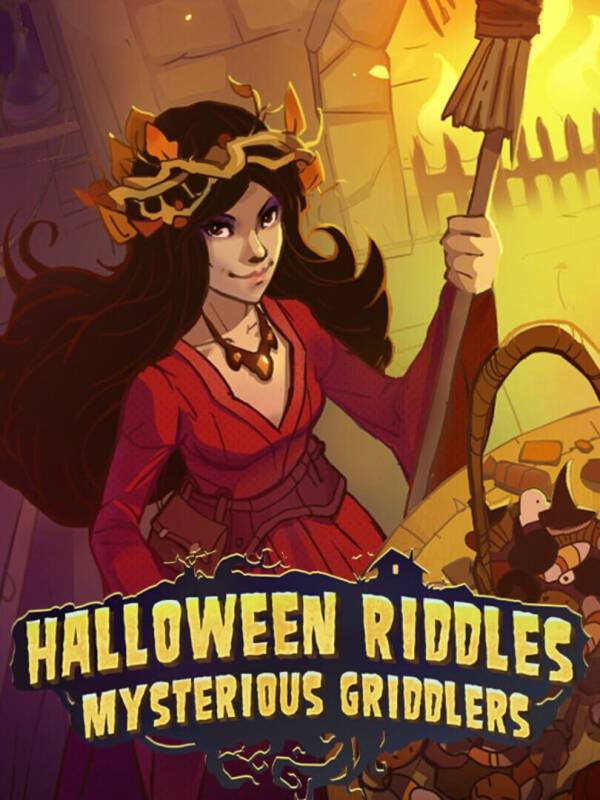 Halloween Riddles Mysterious Griddlers cover