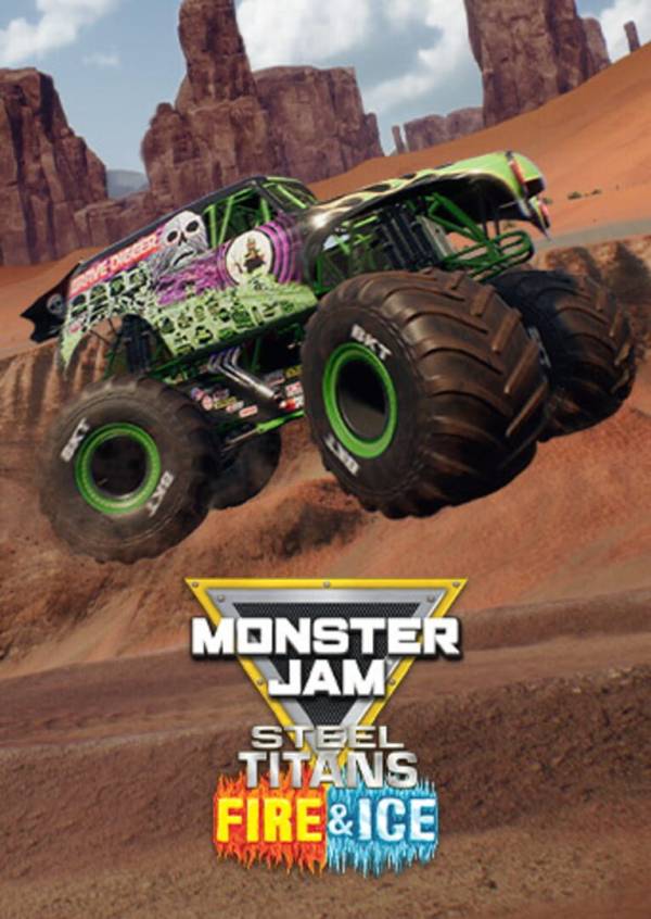 Monster Jam Steel Titans: Fire & Ice Truck Bundle cover