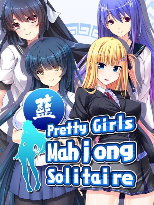 Pretty Girls Mahjong Solitaire: Blue image