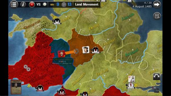 Wars Across the World: Bosworth 1485 screenshot