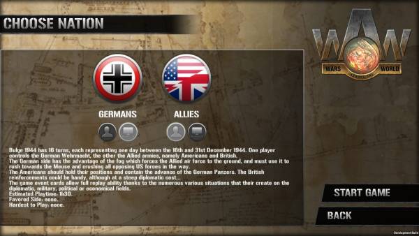 Wars across the World: Bulge 1944 screenshot