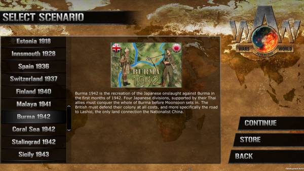 Wars Across the World: Burma 1942 screenshot