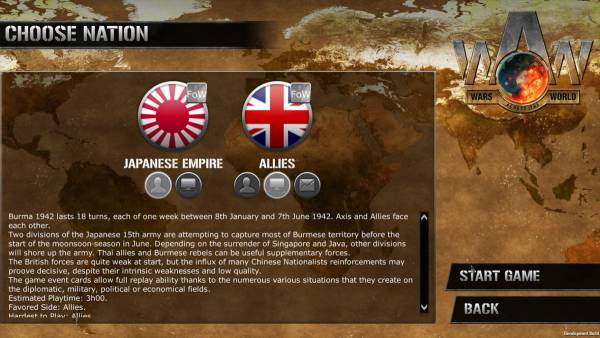 Wars Across the World: Burma 1942 screenshot