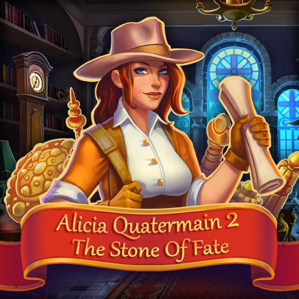 Alicia Quatermain 2: The Stone of Fate cover