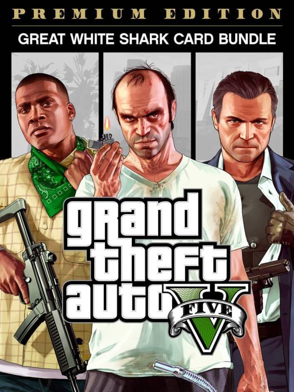 Grand Theft Auto V: Premium Edition & Great White Shark Card Bundle image