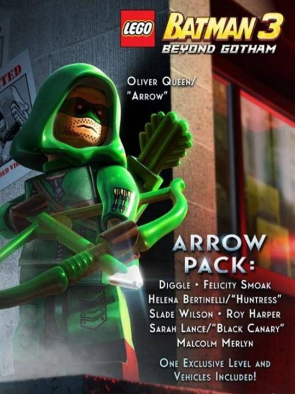 LEGO Batman 3: Beyond Gotham - Arrow Pack cover