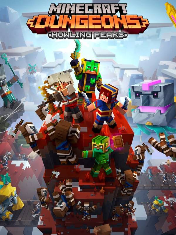 Minecraft Dungeons: Howling Peaks cover