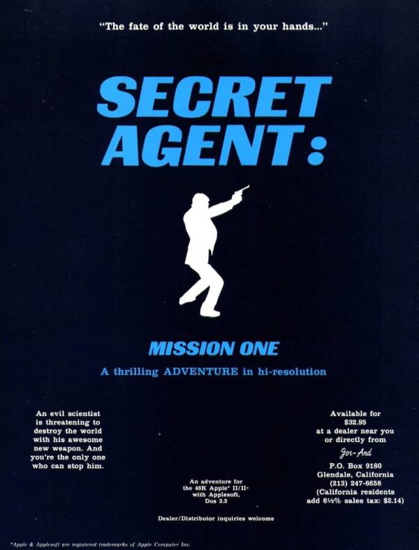 Secret Agent: Mission One cover
