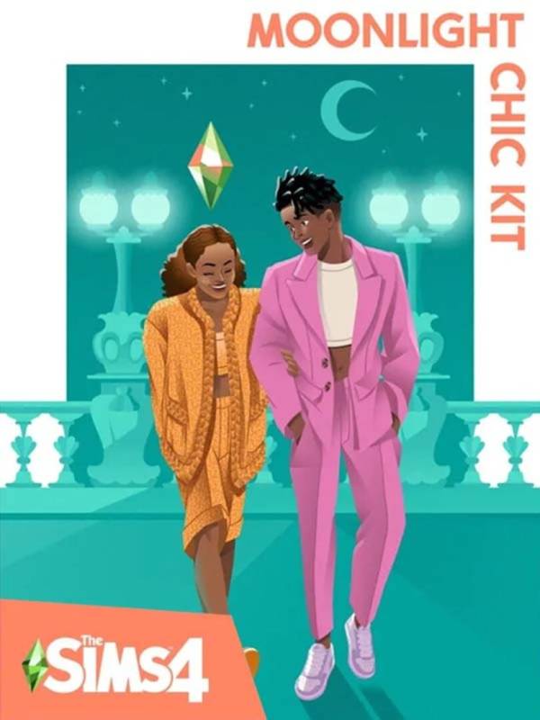 The Sims 4: Moonlight Chic Kit cover