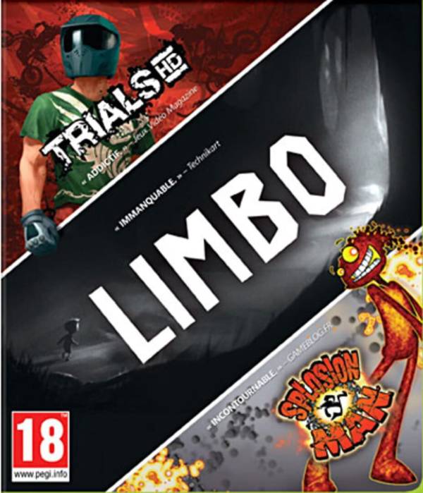 Triple Pack: Trials HD, Limbo, Splosion Man image