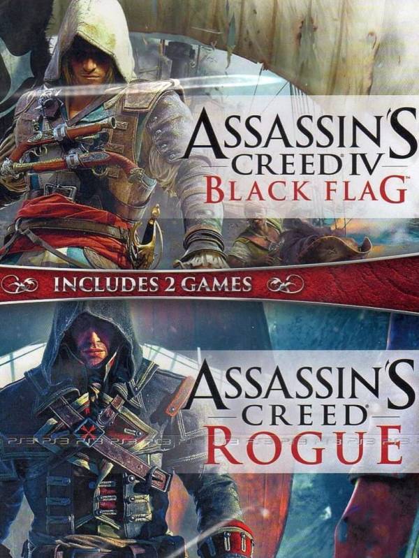 Assassin's Creed IV Black Flag + Assassin's Creed Rogue Double Pack cover