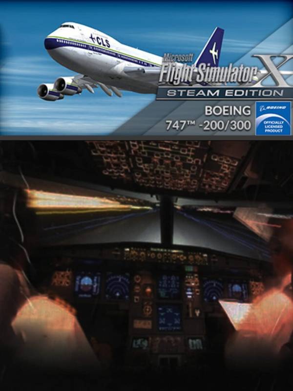 Microsoft Flight Simulator X: Steam Edition - Boeing 747-200/300 cover