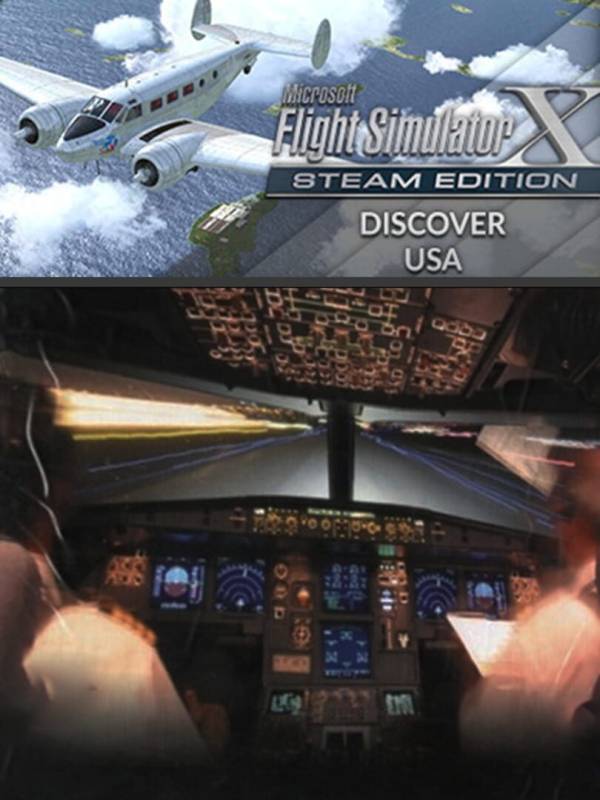 Microsoft Flight Simulator X: Steam Edition - Discover USA cover