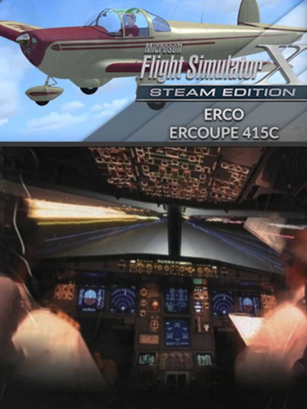 Microsoft Flight Simulator X: Steam Edition - ERCO Ercoupe 415C cover