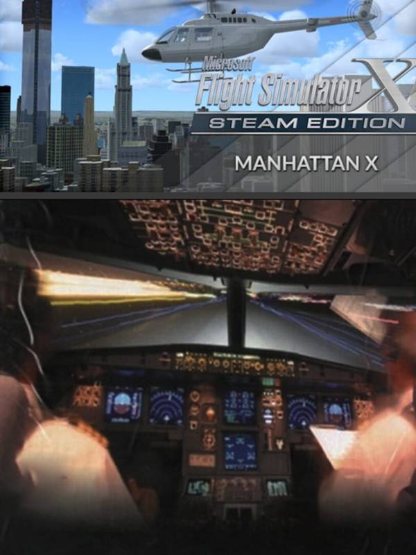 Microsoft Flight Simulator X: Steam Edition - Manhattan X cover