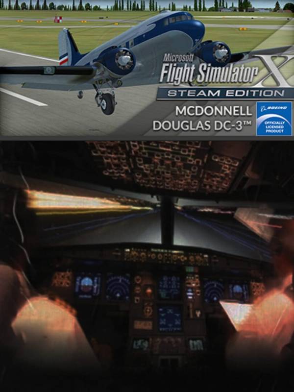 Microsoft Flight Simulator X: Steam Edition - McDonnell Douglas DC-3 cover