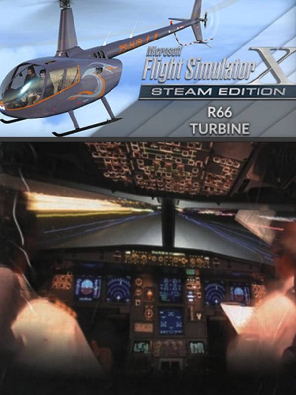Microsoft Flight Simulator X: Steam Edition - R66 Turbine cover