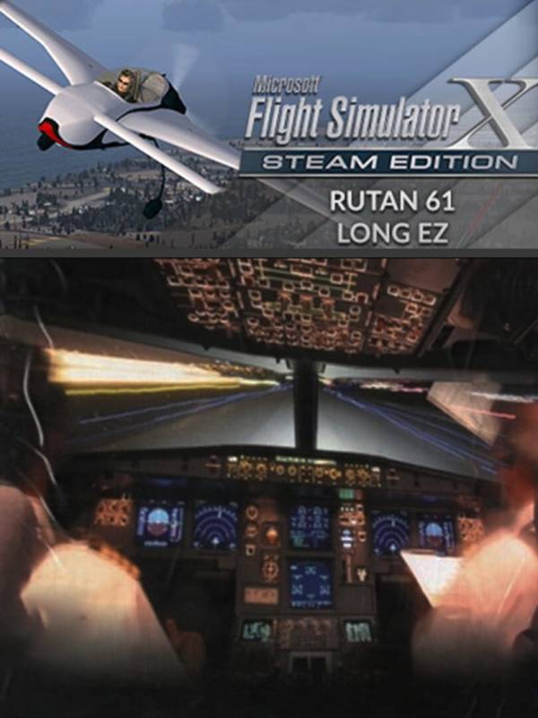 Microsoft Flight Simulator X: Steam Edition - Rutan 61 Long EZ cover