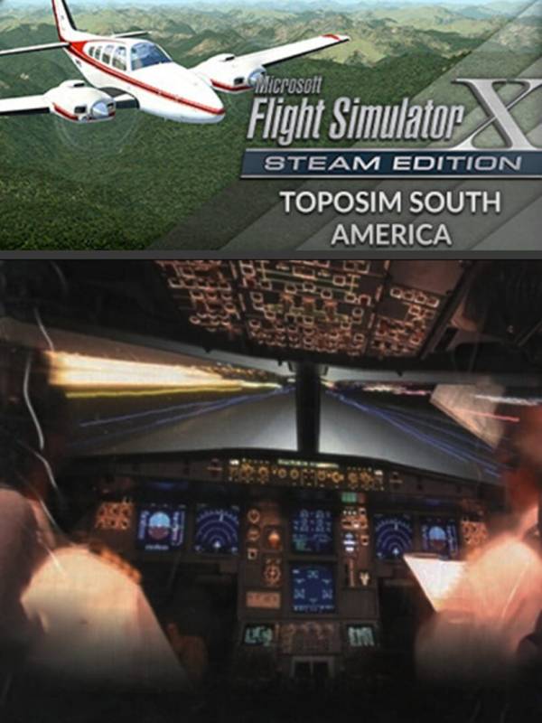 Microsoft Flight Simulator X: Steam Edition - Toposim South America cover