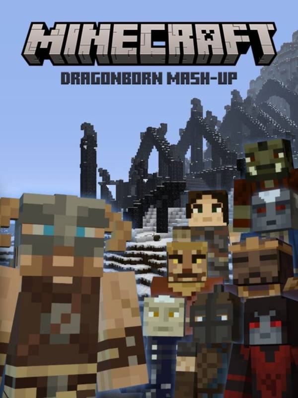 Minecraft: Dragonborn Mash-up cover
