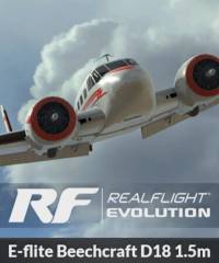 RealFlight Evolution: E-flite Beechcraft D18 1.5m