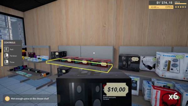 Returns Outlet Simulator screenshot