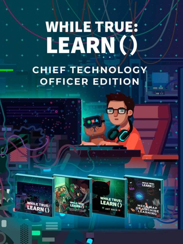 while True: learn() - Chief Technology Officer Edition image