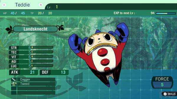 Etrian Odyssey II HD: Character Set DLC screenshot