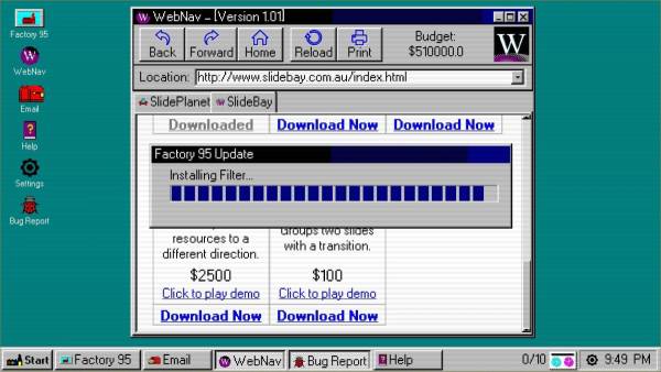 Factory 95 screenshot