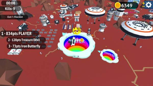 Hole io: Red Planet DLC screenshot