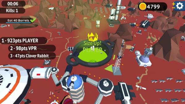 Hole io: Red Planet DLC screenshot