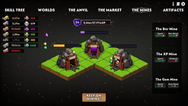 Keep on Mining!: Worlds screenshot