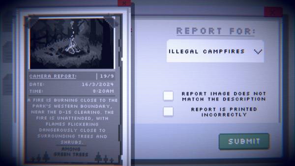 Last Report screenshot
