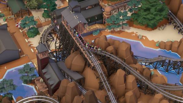 Parkitect: Booms & Blooms screenshot