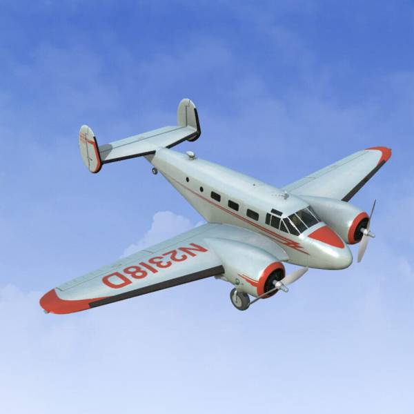 RealFlight Evolution: E-flite Beechcraft D18 1.5m screenshot