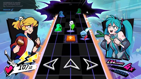 Rift of the NecroDancer: Hatsune Miku - "Intergalactic Bound" screenshot