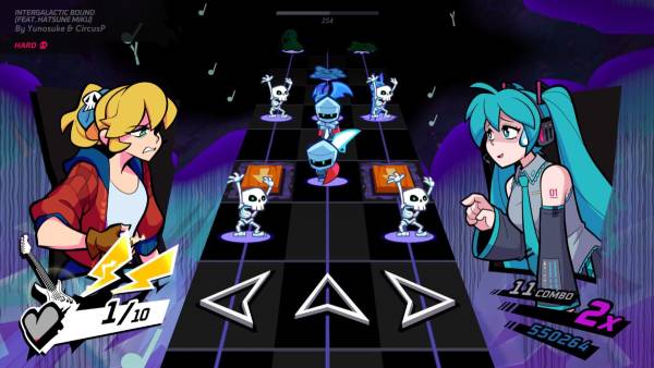Rift of the NecroDancer: Hatsune Miku - "Intergalactic Bound" screenshot