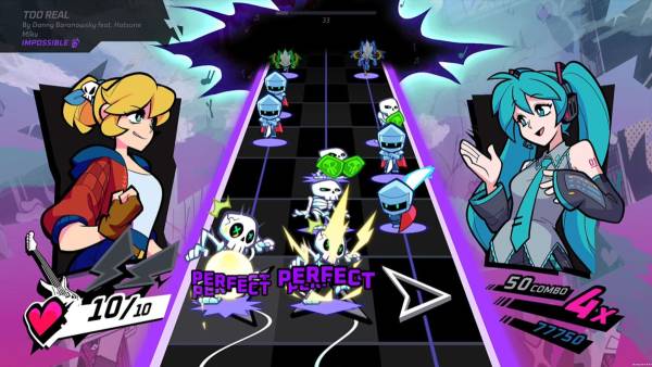 Rift of the NecroDancer: Hatsune Miku - "Too Real" screenshot