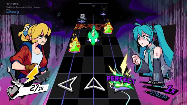 Rift of the NecroDancer: Hatsune Miku - "Too Real" screenshot