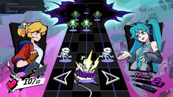 Rift of the NecroDancer: Hatsune Miku - "Too Real" screenshot