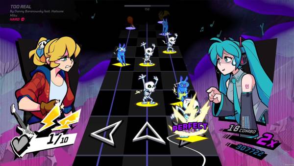 Rift of the NecroDancer: Hatsune Miku - "Too Real" screenshot