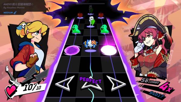 Rift of the NecroDancer: hololive - "Ahoy!! Warera Takara Kane Kaizoku-dan☆" screenshot