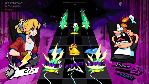 Rift of the NecroDancer: Pizza Tower - "It's Pizza Time!" screenshot
