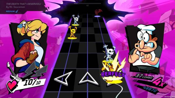 Rift of the NecroDancer: Pizza Tower - "The Death That I Deservioli" screenshot
