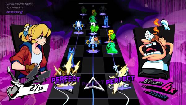 Rift of the NecroDancer: Pizza Tower - "World Wide Noise" screenshot