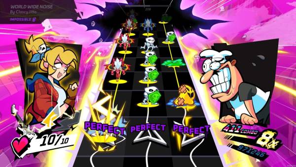 Rift of the NecroDancer: Pizza Tower - "World Wide Noise" screenshot