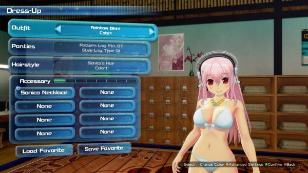 Senran Kagura: Peach Beach Splash - Super Sonico Character Pack screenshot